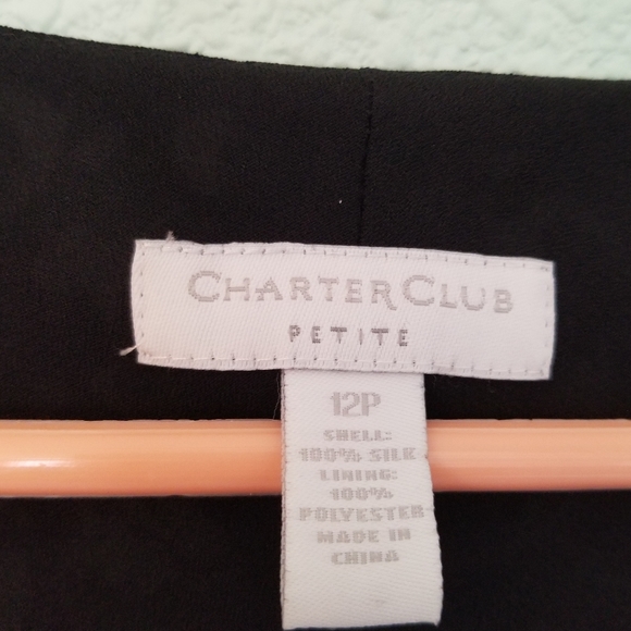 Charter Club silk lined dress floral - Picture 9 of 9